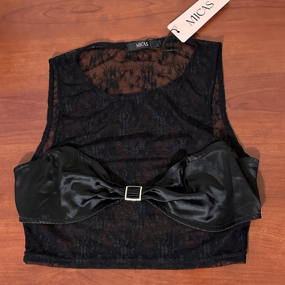 NWT MICAS Lace Top